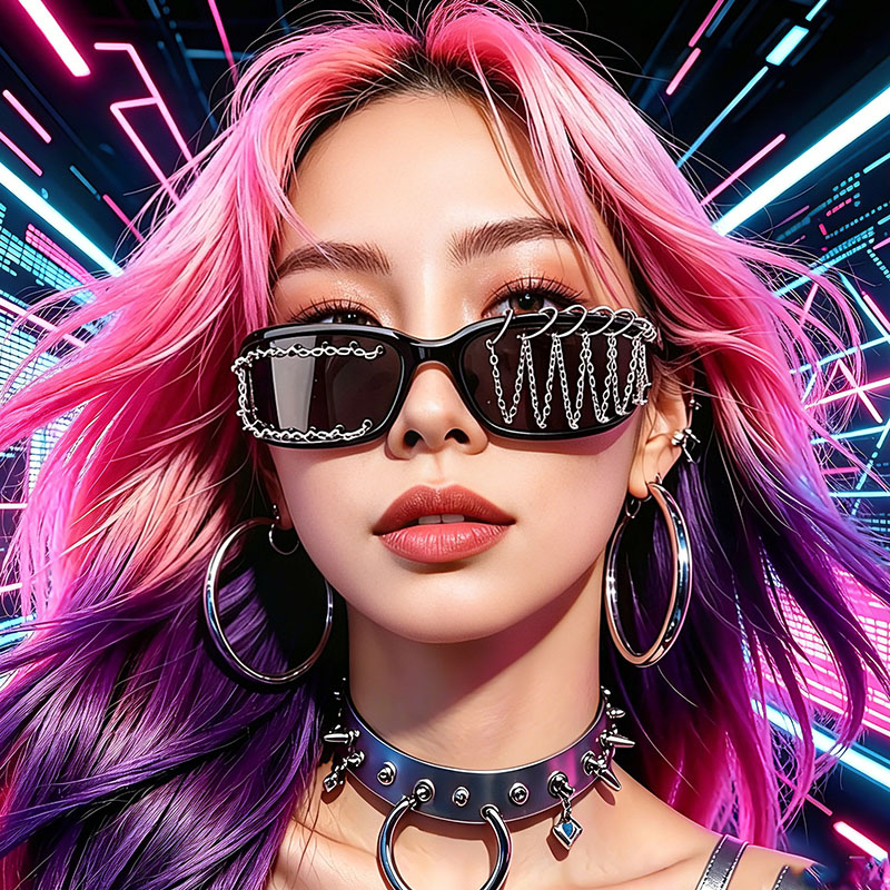 Sunglass Retainer Cord - Nowe Modne Ręcznie Robione Punkowe Okulary